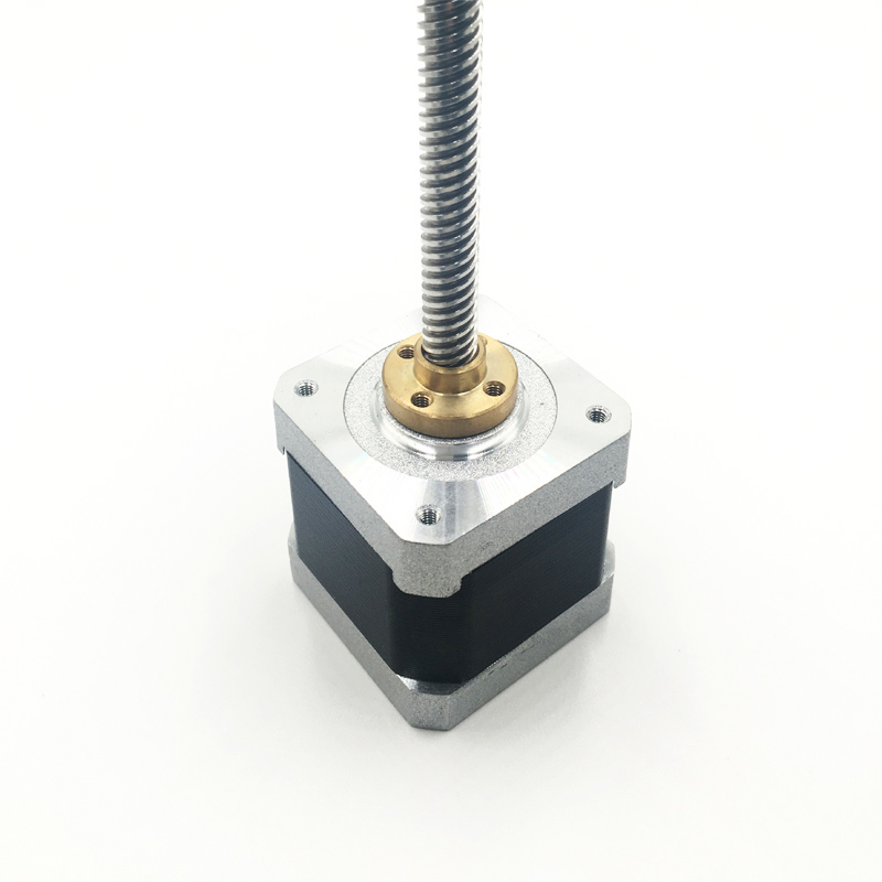 Stepper Motor, 29.5cm Lead Screw ,Bipolar, 200 Steps/Rev, 42×40mm